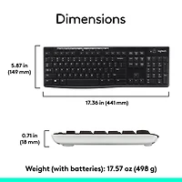 Logitech MK270 Wireless Keyboard Mouse Combo