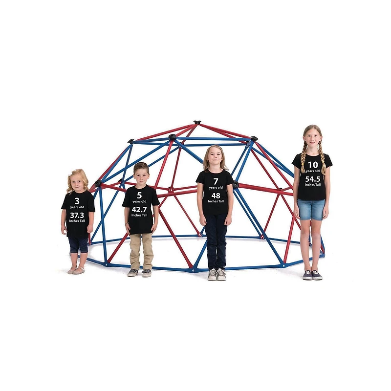 LIFETIME Outdoor Climbing Dome, 60", Red and Blue