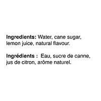 Limonade non fait de concentré Great Value 2,5 L