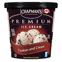 Chapman's Premium Cookies And Cream Ice Cream in a Tub 2L