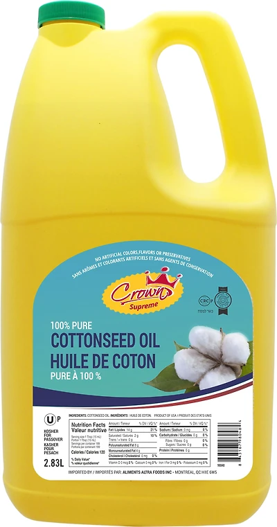Crown Supreme L - Oil Cottonseed KFP 2.83L