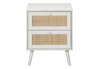 Monarch Specialties Accent Table, Side Table, End, Bedroom, Living Room, Nightstand, Storage Drawer, Walnut Laminate, Modern, Contemporary