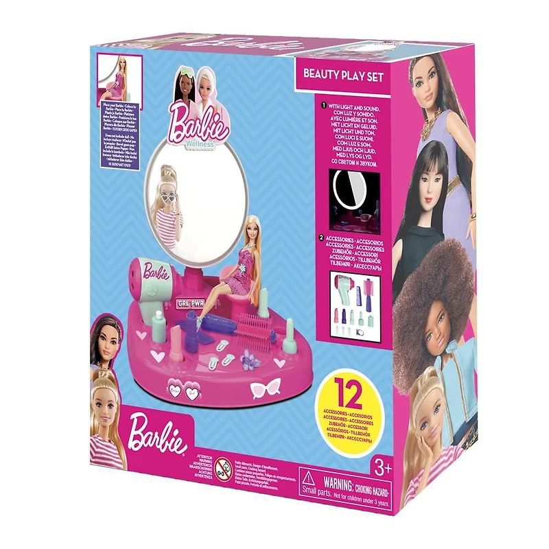 Barbie Beauty Play Set avec 12 accessoires par Toy Shock