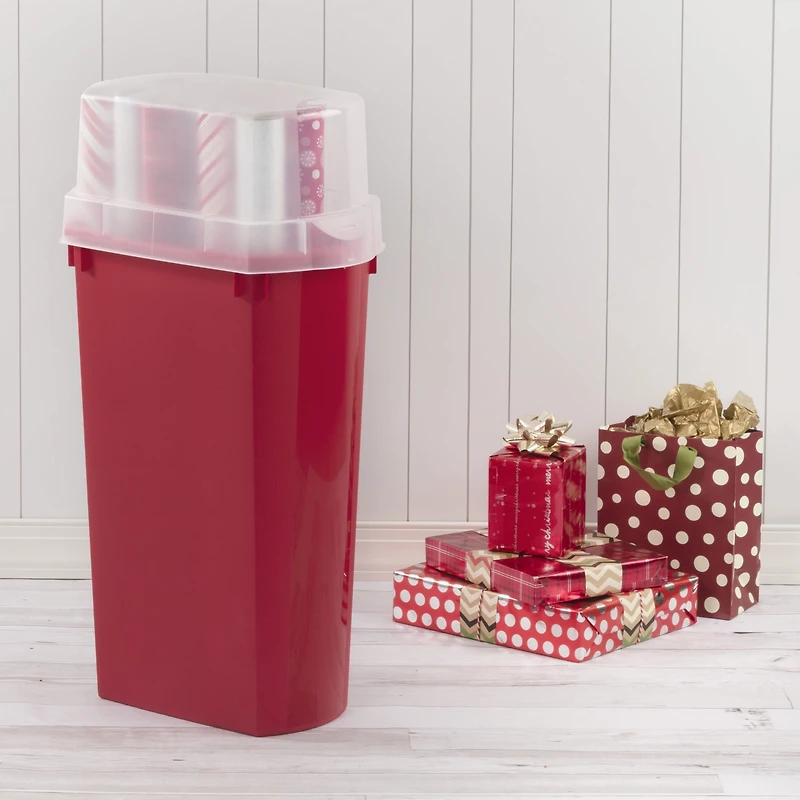 Sterilite 30 Inch Wrap Box, Red