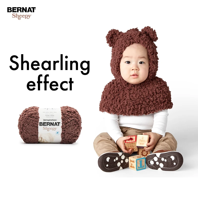 Bernat® Fil Sheepy™, Nylon #6 Super Volumineux, 8,8 Oz/250 G, 149 Yards