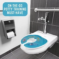Nickelodeon Baby Shark Siège de pot pliable – Siège d'apprentissage de la propreté de voyage