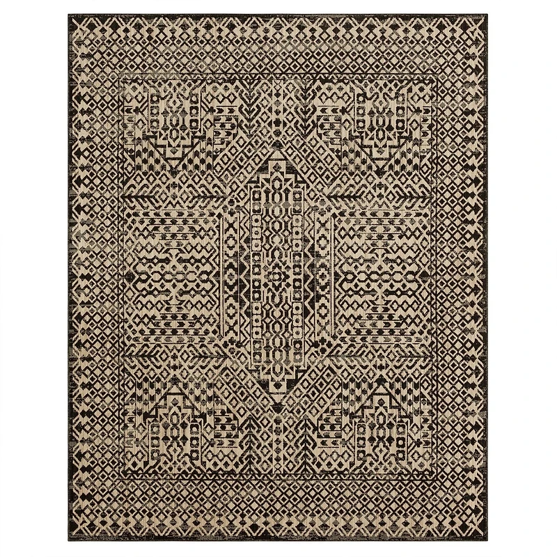 Mohawk Home Townsent Grey Polyester Area Rug
