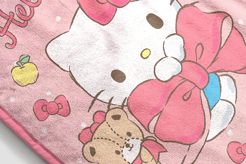 Hello Kitty Plush Fleece Throw