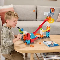 VTech® Marble Rush 3-Point Launch Set avec mini panier de basket - 4+ Ans VTECH MARBLE RUSH 3 POINT LAUNCH SET BI