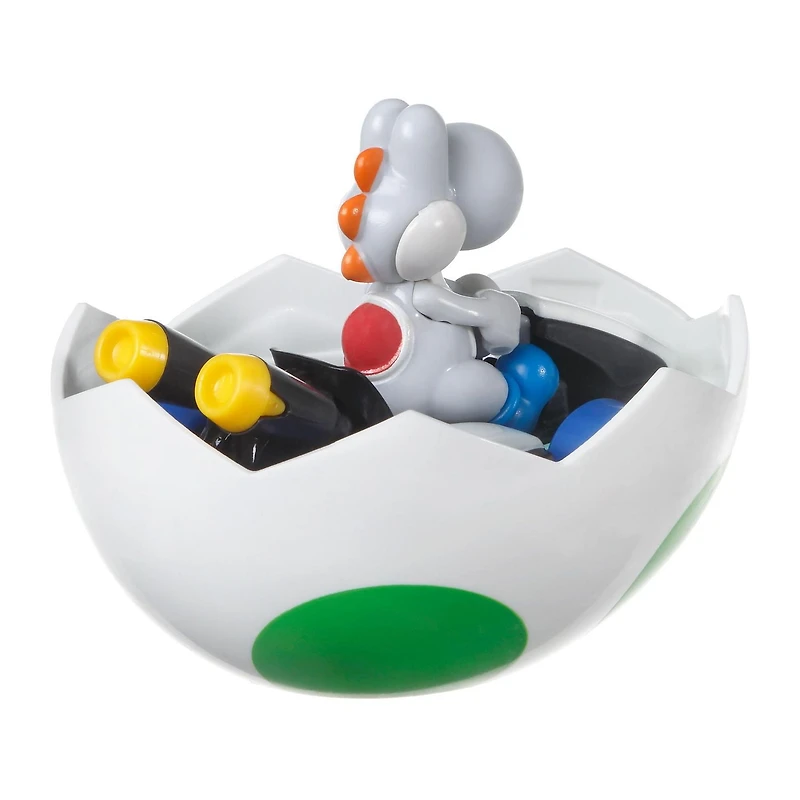 Hot Wheels Mario Kart Œuf Yoshi avec kart surprise à l’intérieur