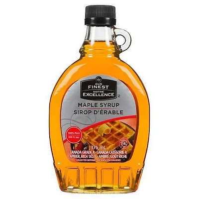 Our Finest 100% Pure Maple Syrup Grade A Amber, Rich Taste
