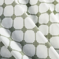 Mainstays PEVA tablecloth, 100% polyester, non-woven flannel backing