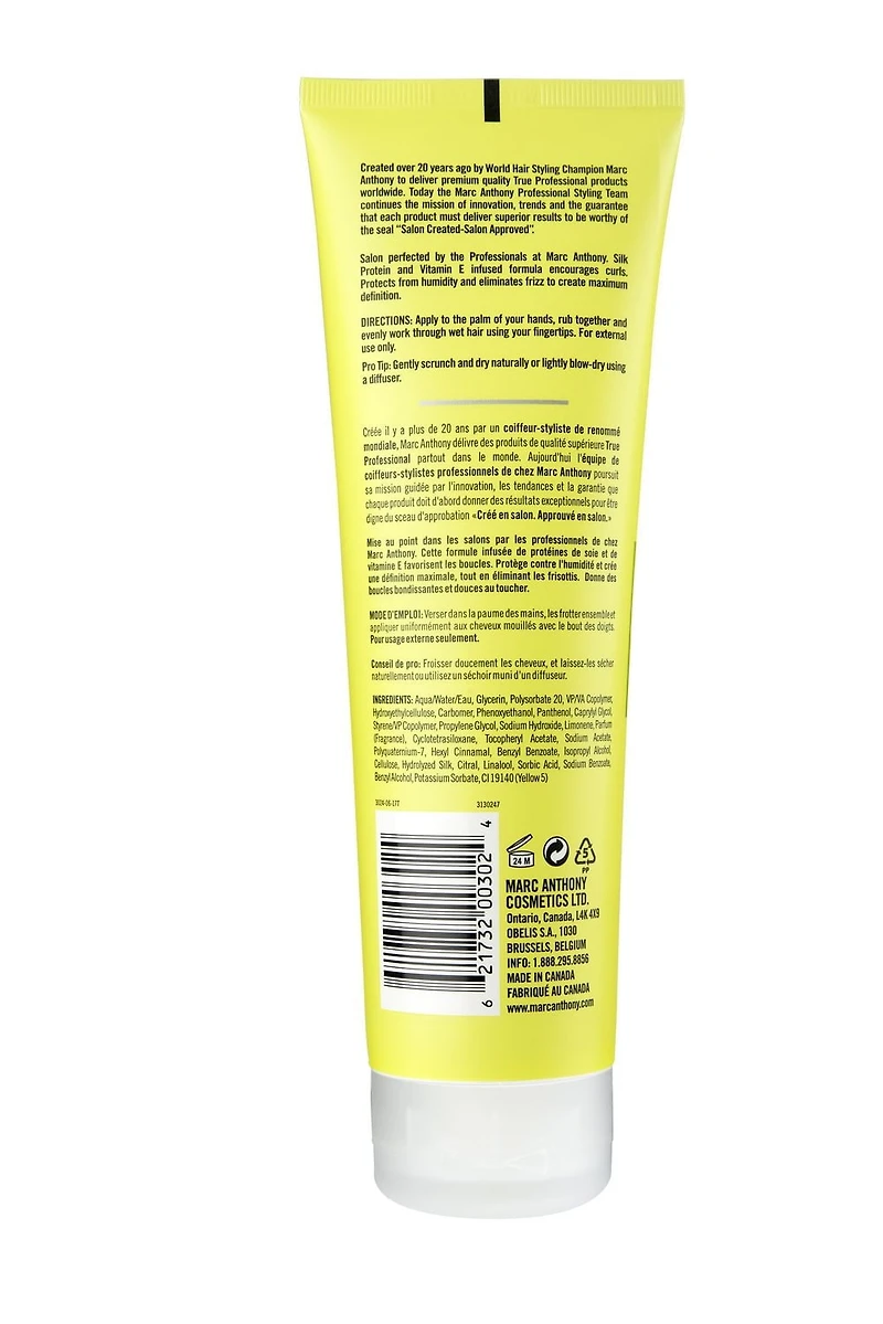 Marc Anthony® Strictly Curls™  Curl Defining Lotion, Hair Gel & Heat Protectant - Shea Butter + Avocado Oil + Vitamin E - 8.3 Fl Oz, Curl Defining Lotion