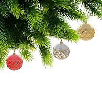 Ornement De Coupe De Diamant De Noël - Ensemble De 12