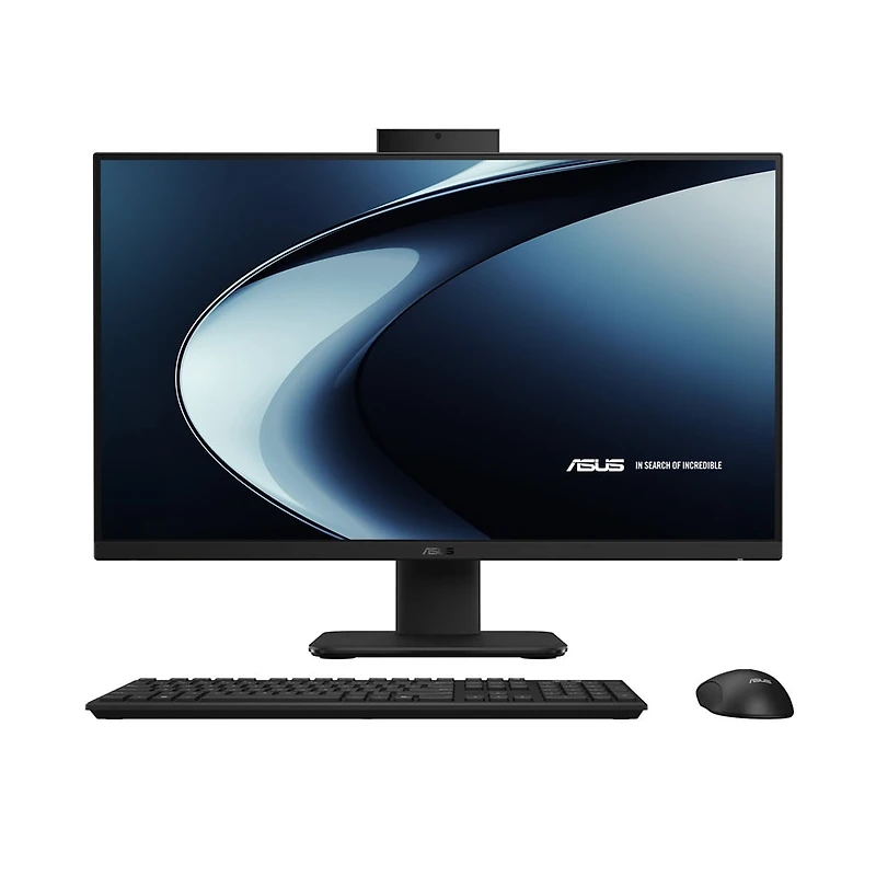 ASUS V400 AiO (V470VA) 27” All-in-One Desktop Computer, Intel® Core™ i5-13420H proc, FHD 1920 x 1080, NanoEdge Display, 16GB DDR5 RAM, 512GB SSD, Wired Kybd & Mouse, Black, V470VAK-DSI516512-CB