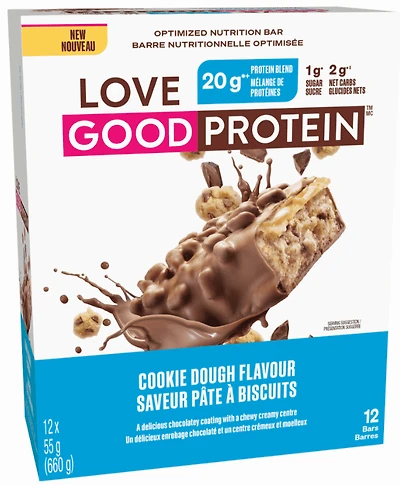 Love Good Foods Protein Cookie Dough Flavour | 55gx4