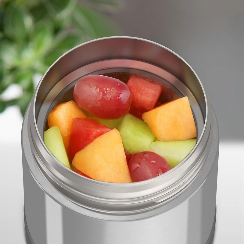 Thermos Funtainer Vacuum Insulated 10 OZ Food Jar, Charcoal, 10 Oz, Charcoal