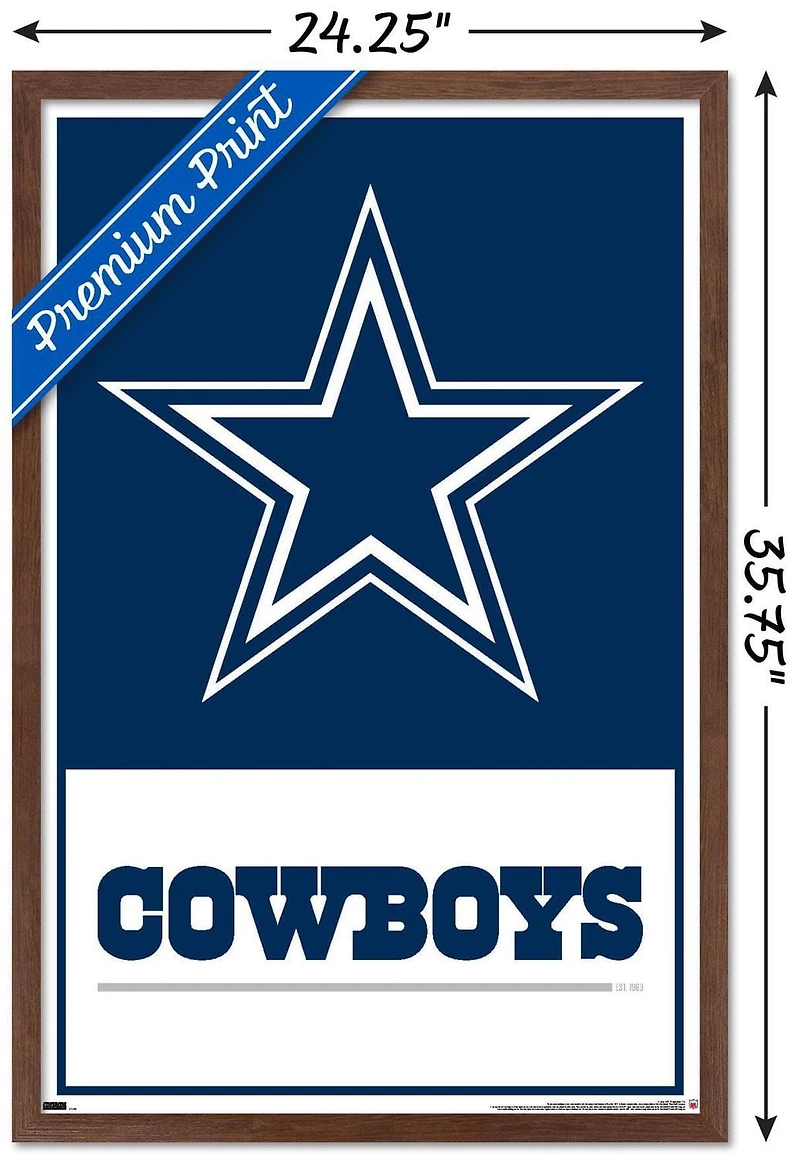 NFL Dallas Cowboys- Logo 21 Wall Poster