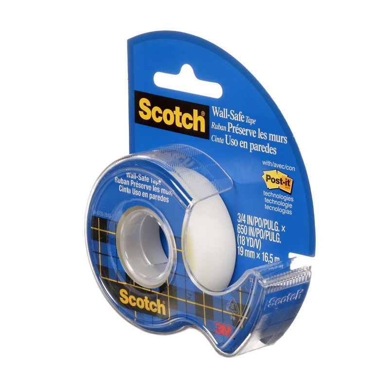 Scotch® Wall-Safe Tape 183-ESF, 1 Roll Per Pack