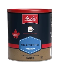 Melitta Traditional Medium Roast & Ground Coffee, 930 g Tin