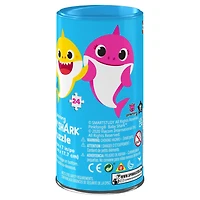 Baby Shark, Puzzle dans un tube, pour familles et enfants à partir de 4 ans