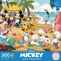 Ceaco - Disney - Mickey & Minnie at the Beach - Oversized 300 piece puzzle