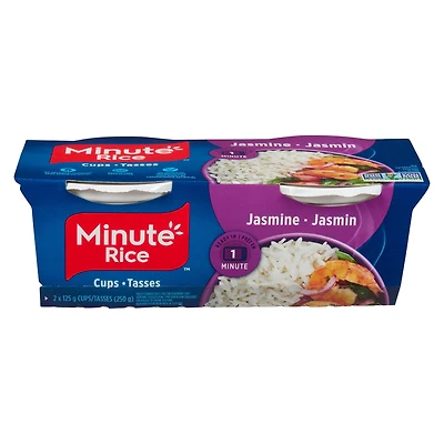 Minute Rice Jasmine Cups 2x125g (250g)