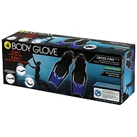 BODY GLOVE ADULT TRAVEL CROSSFIN (ONE SIZE FIT ALL), OPEN WATER SERIES