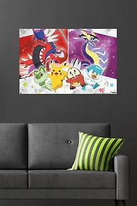 Pokémon - Group Sparkle Wall Poster, 22.375" x 34"