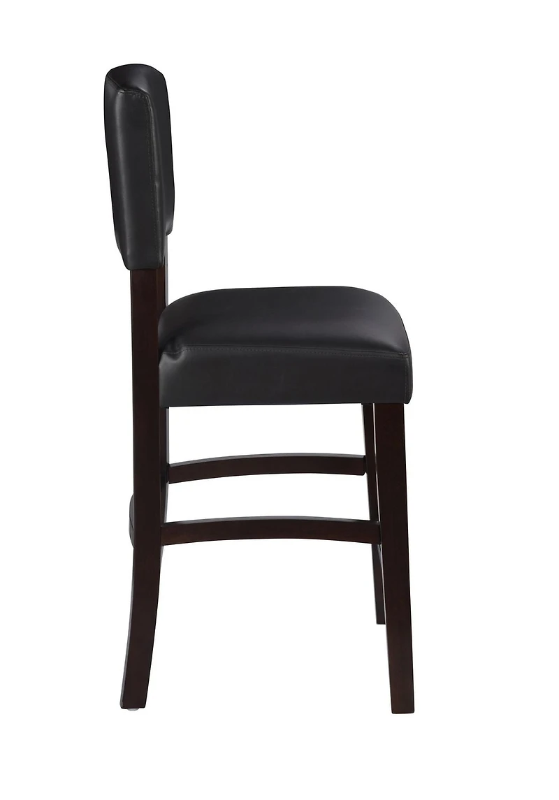 Tabouret de comptoir espresso Benson