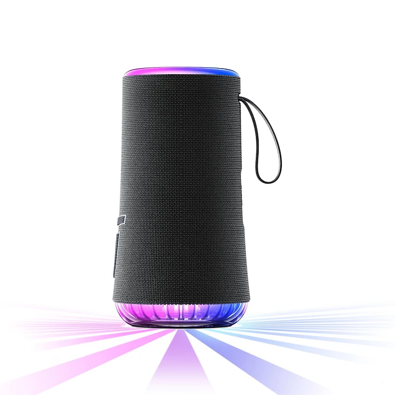 Haut-parleur portatif soundcore Glow Bluetooth - Noir
