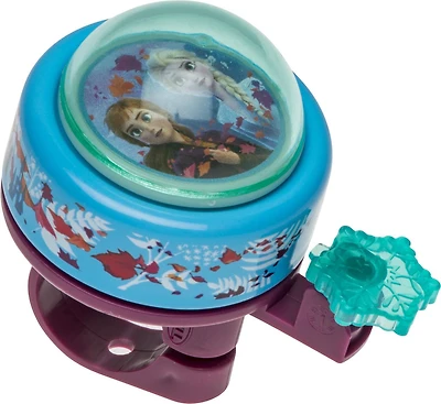 Cloche de vélo Bell Sports Frozen2 3D Flocon de neige Bleue Cloche à vélo