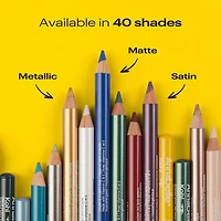 Annabelle Traceur pour les yeux végan longue tenue et couleur intense Kohl Metallic 10 nuances, 1,14 g