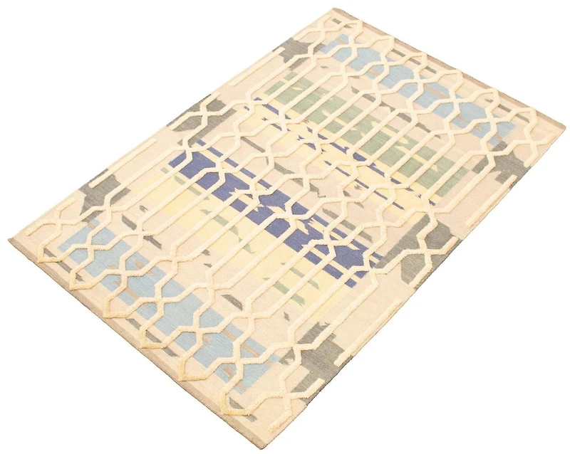 ECARPETGALLERY 5'2" x 7'10" Carved Cambridge Hand Made Area Rug for Living Room, Dining Room and Bedroom in Brown