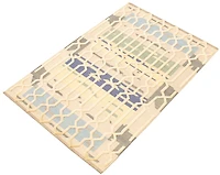 ECARPETGALLERY 5'2" x 7'10" Carved Cambridge Hand Made Area Rug for Living Room, Dining Room and Bedroom in Brown