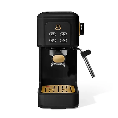Beautiful Slim Espresso Maker with 20-Bar Pressure, White Icing by Drew Barrymore