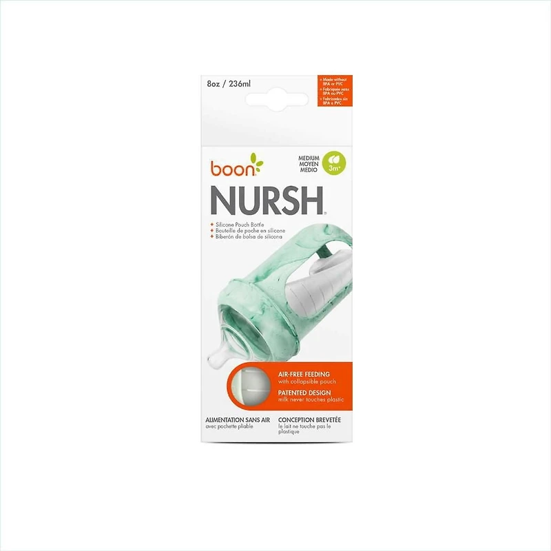 NURSH Biberon - Menthe Teinture sur Nœuds