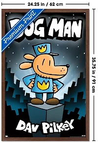 Dog Man - Book Cover (2016) Wall Poster