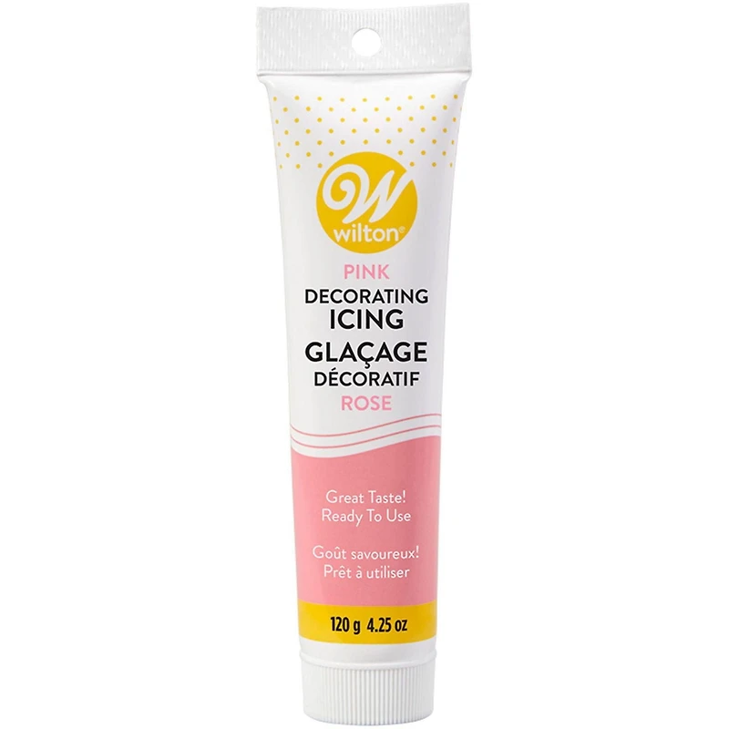 Wilton Glaçage Décoratif Rose 120 g