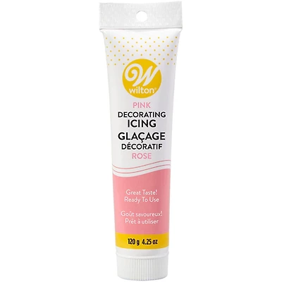 Wilton Glaçage Décoratif Rose 120 g