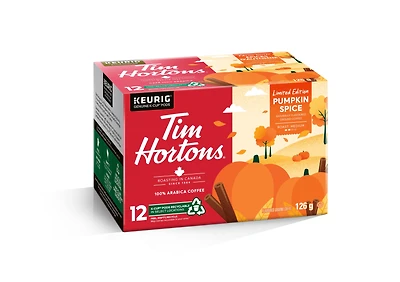 Tim Hortons Pumpkin Spice 12ct Kcup