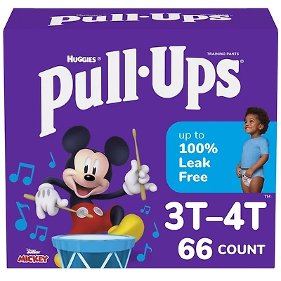 Pull-Ups Boys' Potty Training Pants, Giga Pack, Size: 2T - 6T | 74-48 Count