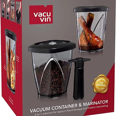 Boîte de conservation sous vide Tomorrow's Kitchen pour café et Marinade de 44 oz