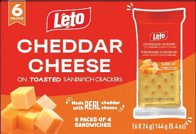 LETO CHEESE CRACKER SANDWICH, LETO CHEESE CRACKER SANDWICH