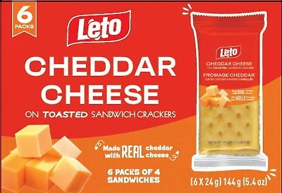 LETO CHEESE CRACKER SANDWICH, LETO CHEESE CRACKER SANDWICH