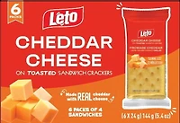 LETO CHEESE CRACKER SANDWICH, LETO CHEESE CRACKER SANDWICH