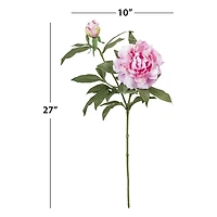 Mainstays Artificial Peony Long Stem