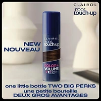 Clairol Root Touch-Up Temporary Spray 2in1: 100% gray coverage and volume boost, No Damage, Ammonia or Peroxyde