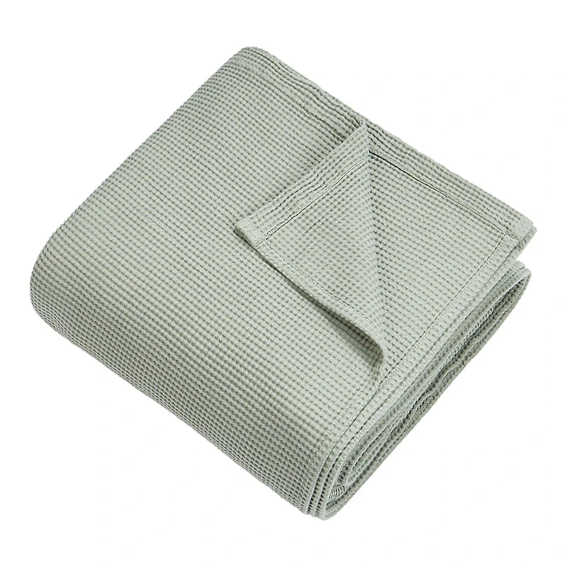 HOMETRENDS Waffle Blanket, 100% Cotton