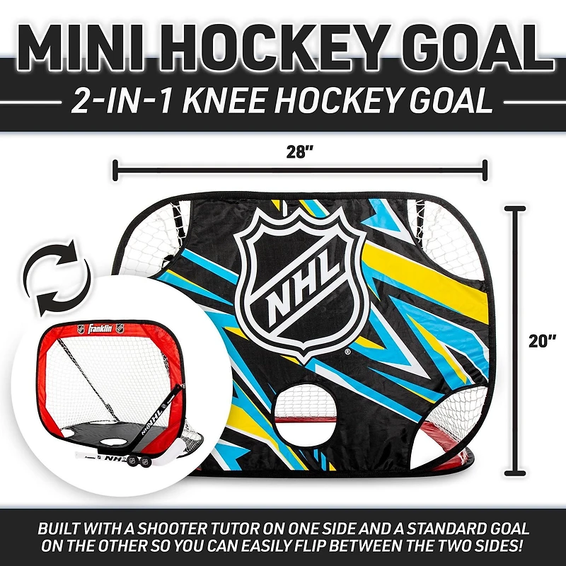 Franklin Sports Model #47037K2P2 Mini Hockey Goal and Target Set, NHL MH Goal